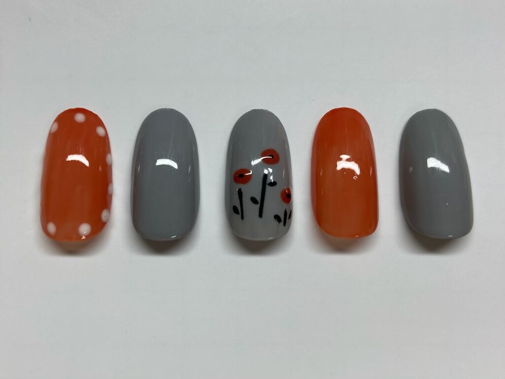 ジェルネイル（ライト対応）/セリア/ジェルネイルを使ったクチコミ（2枚目）