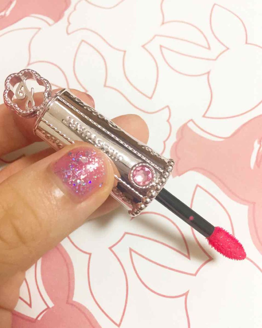 フォーエヴァージューシー オイルルージュ/JILL STUART/口紅を使ったクチコミ（2枚目）