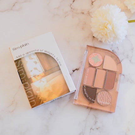 シンプレイン アイパレット/Sim;plain/アイシャドウパレットを使ったクチコミ(2枚目)