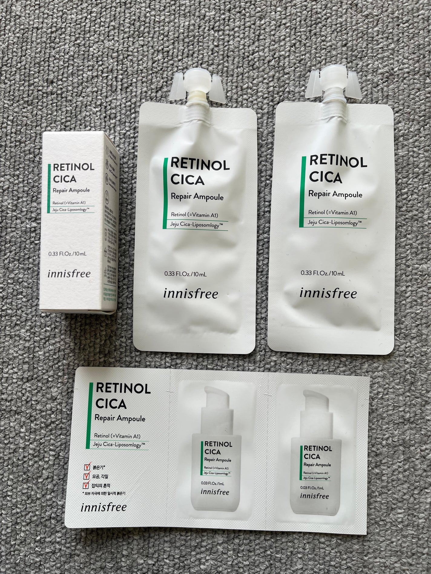 レチノール シカ リペア セラム/innisfree/美容液を使ったクチコミ(4枚目)