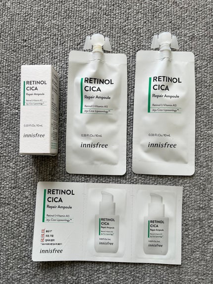 レチノール シカ リペア セラム/innisfree/美容液を使ったクチコミ(4枚目)