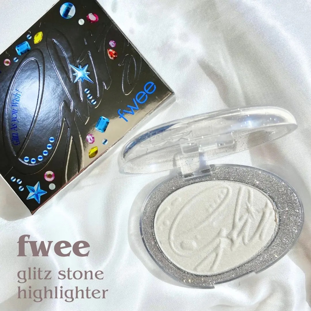 フィー グリッツストーンハイライター HL04 クイーンダイヤ/fwee/パウダーハイライトを使ったクチコミ（1枚目）