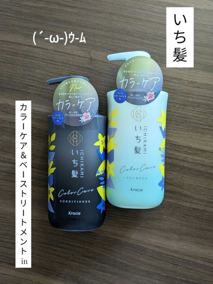 カラーケア&ベーストリートメント in シャンプー/コンディショナー/いち髪/市販シャンプーを使ったクチコミ(1枚目)
