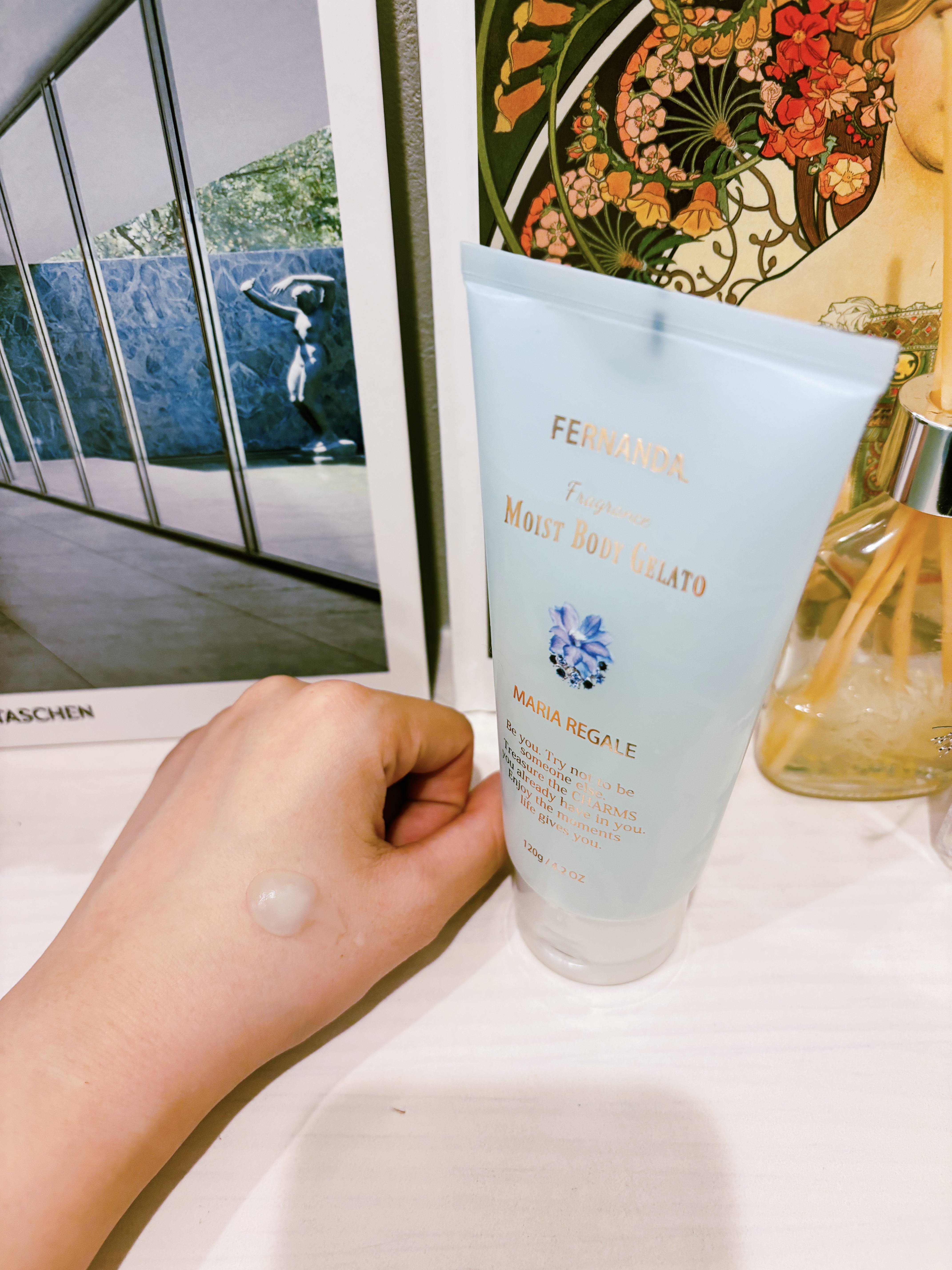 モイストボディジェラート マリアリゲル/フェルナンダ/ボディクリームを使ったクチコミ（2枚目）
