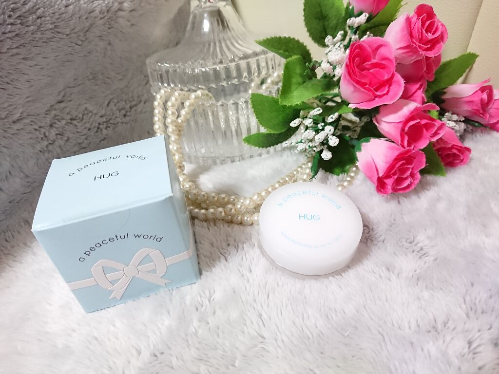 HUG ソリッドパフューム/a peaceful world/練り香水を使ったクチコミ（1枚目）