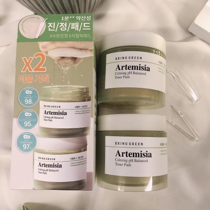 ヨモギカーミングバランストナー/BRING GREEN/化粧水を使ったクチコミ(9枚目)