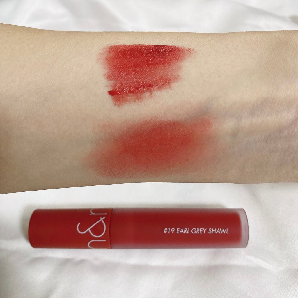 ジューシーラスティングティント/rom&nd/リップティントを使ったクチコミ(3枚目)