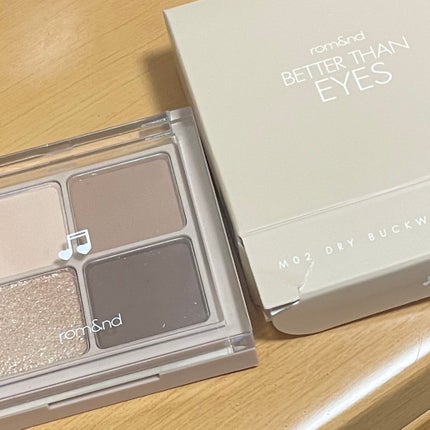 ベターザンアイズ ミュージックシリーズ/rom&nd/アイシャドウパレットを使ったクチコミ(1枚目)