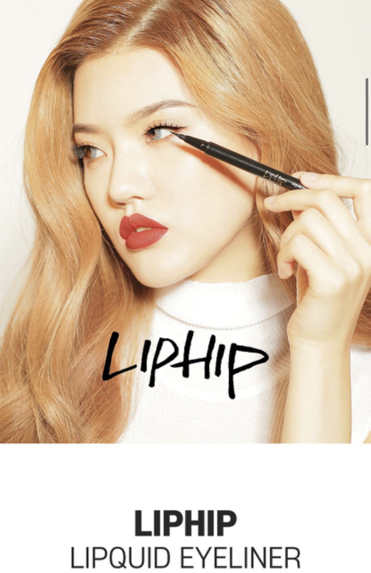 リキッドアイライナー 01 ブラウン/LIPHIP(リップヒップ)/リキッドアイライナーを使ったクチコミ（2枚目）