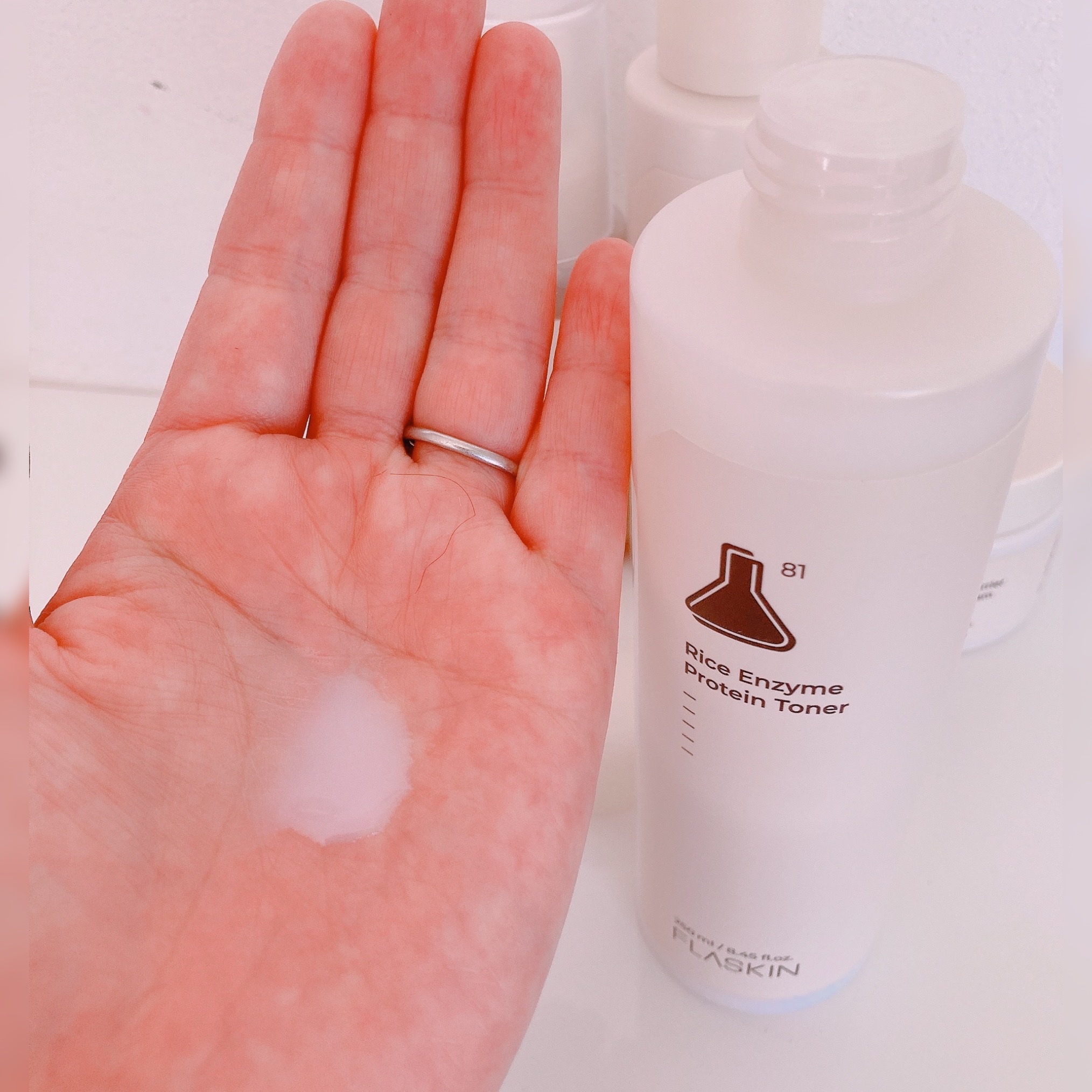 タンパク質フィラー90日スキンケアセット/FLASKIN/スキンケアキットを使ったクチコミ（3枚目）