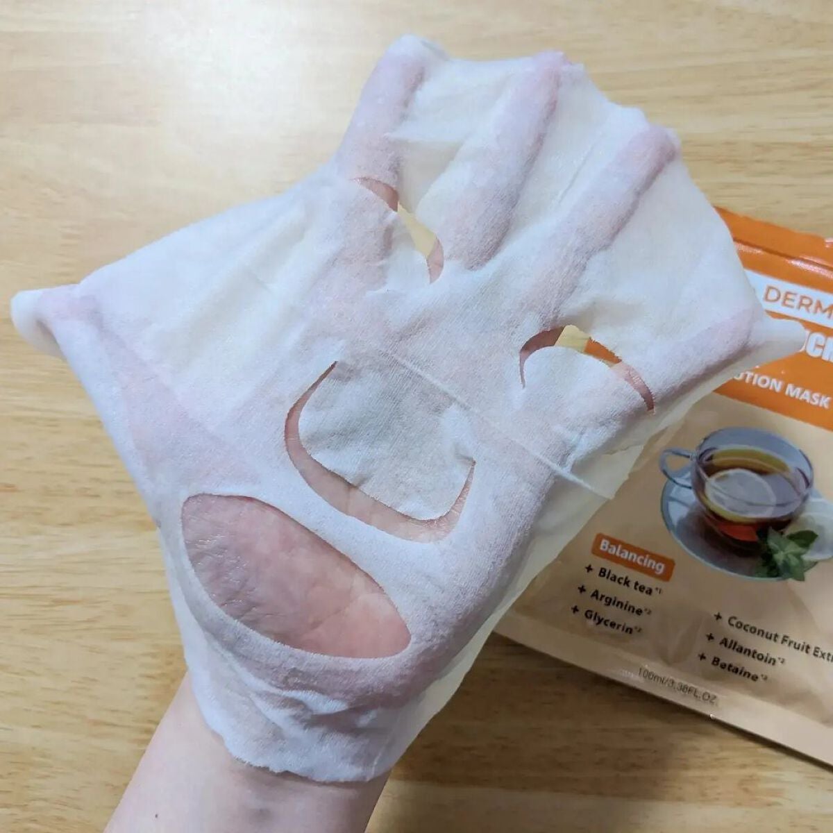 7days フェイシャルソリューションマスク コンブチャ/Dr.DERMAL/シートマスク・パックを使ったクチコミ(3枚目)