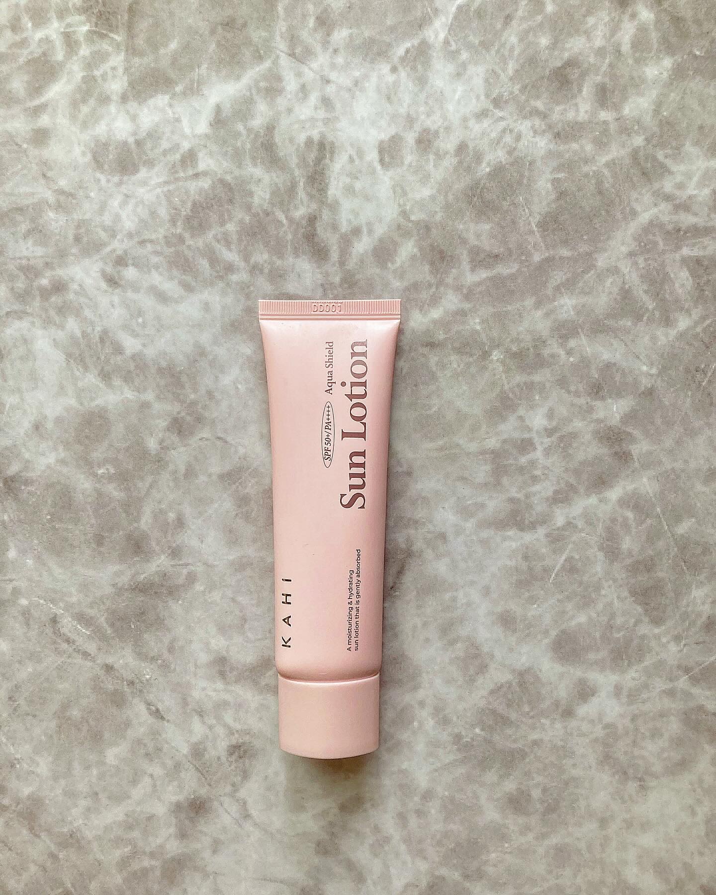 アクアシールド日焼け止めローション/KAHI/日焼け止めローションを使ったクチコミ（1枚目）