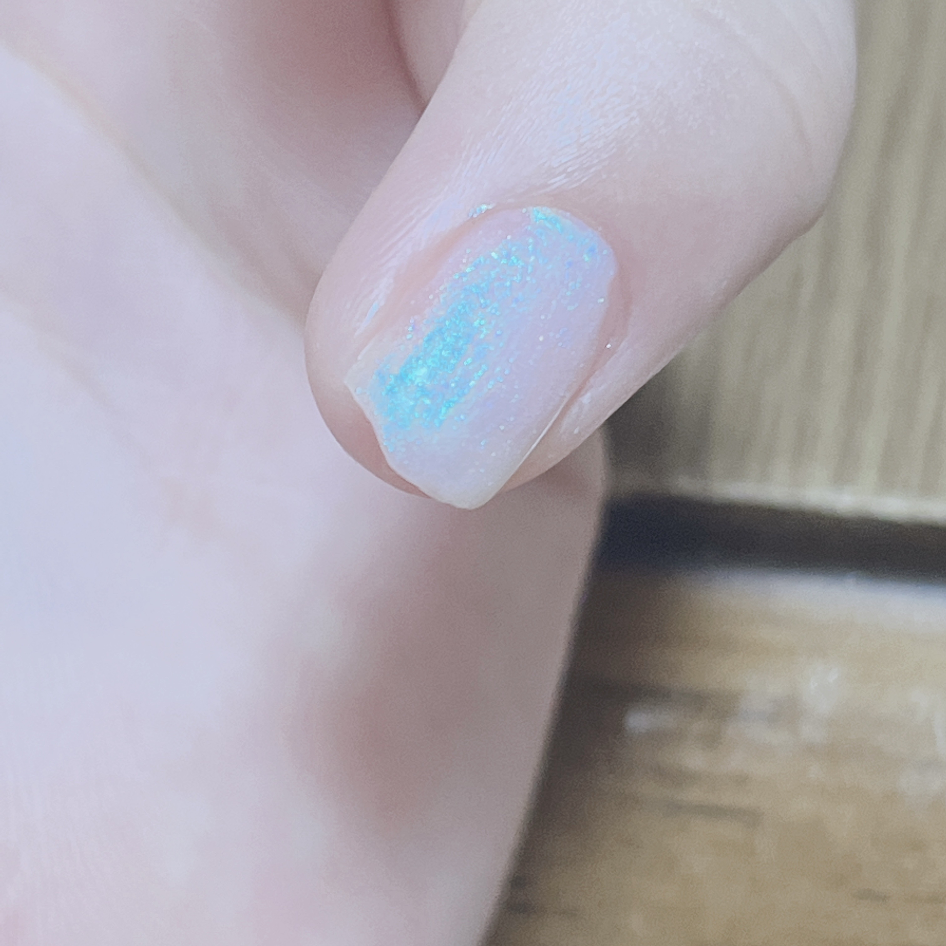 AC MAKEUP ヴィーガンネイルのクチコミ「セリア　マネキュア

AC ヴィーガンネイル011フローズンホワイト
AC ファイバーベースコ.....」（3枚目）