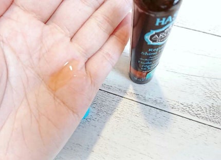HASK アルガンオイルダメージケアシャインヘアオイルのクチコミ「持ち運びしやすいサイズの
【アルガンヘア用シャインオイル】
をnew in💓
髪のダメージ.....」(3枚目)
