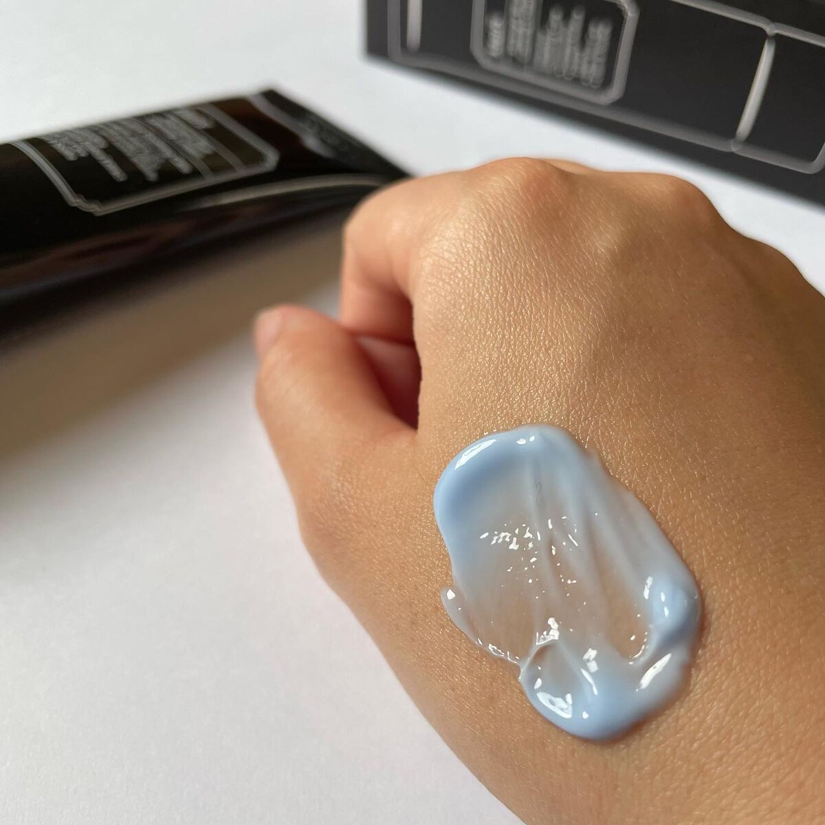 ミッドナイトブルーカーミングクリーム/Klairs/フェイスクリームを使ったクチコミ(3枚目)