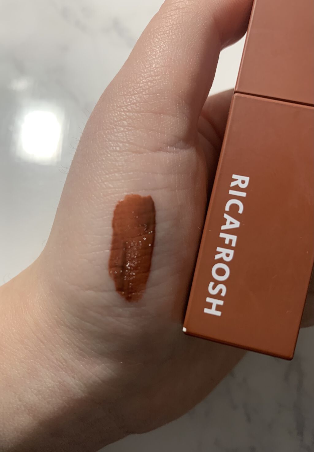 ジューシーリブティント/RICAFROSH/リップティントを使ったクチコミ（2枚目）