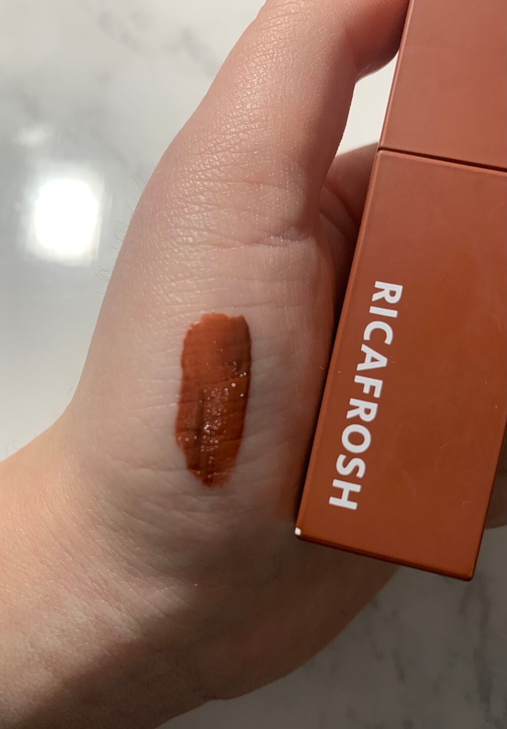 ジューシーリブティント/RICAFROSH/リップティントを使ったクチコミ(2枚目)