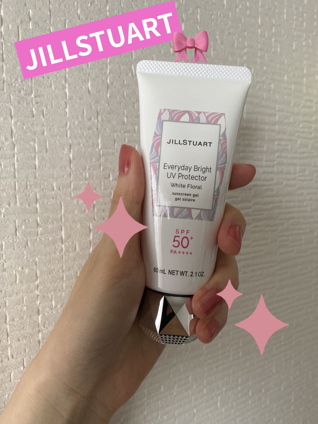 エブリデイブライト UVプロテクター ホワイトフローラル/JILL STUART/日焼け止めジェルを使ったクチコミ（1枚目）