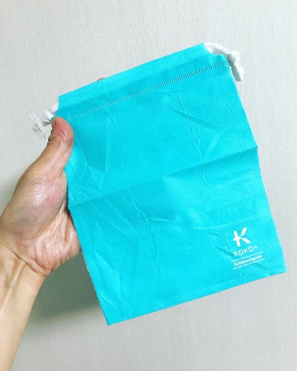 KOKO+(ココタス) Dew(R)使用 不織布の巾着/KAWAGUCHI/マスクを使ったクチコミ(7枚目)