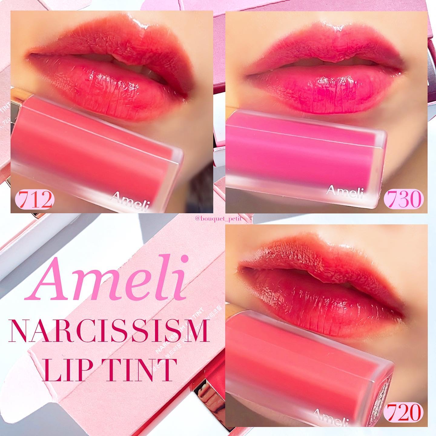 ナルシシズムリップティント #720 ローズアットナイト/Ameli/リップティントを使ったクチコミ（1枚目）