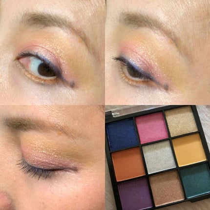 UR GLAM BLOOMING EYE COLOR PALETTE/U R GLAM/アイシャドウパレットを使ったクチコミ(2枚目)