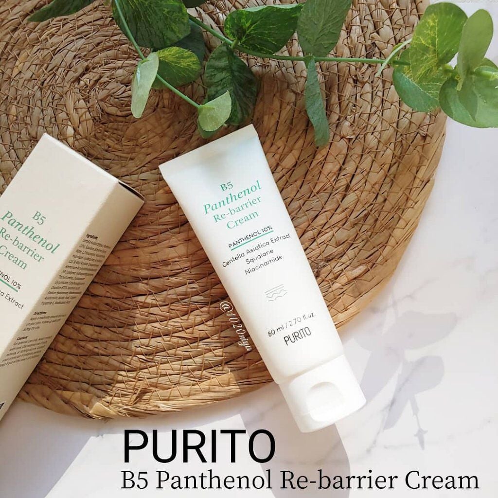 B5パンテノールリバリアクリーム/PURITO/フェイスクリームを使ったクチコミ(1枚目)