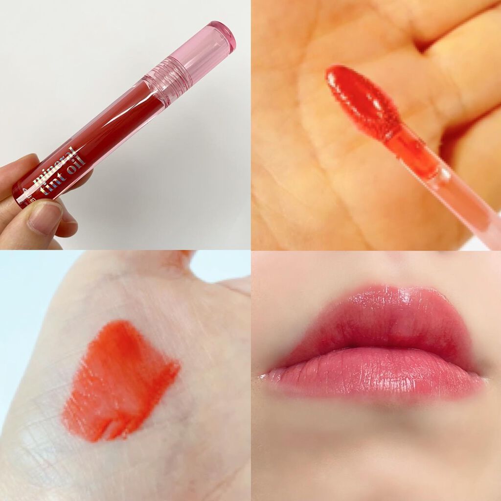 ミネラルティントオイル/4U2/リップティントを使ったクチコミ（3枚目）