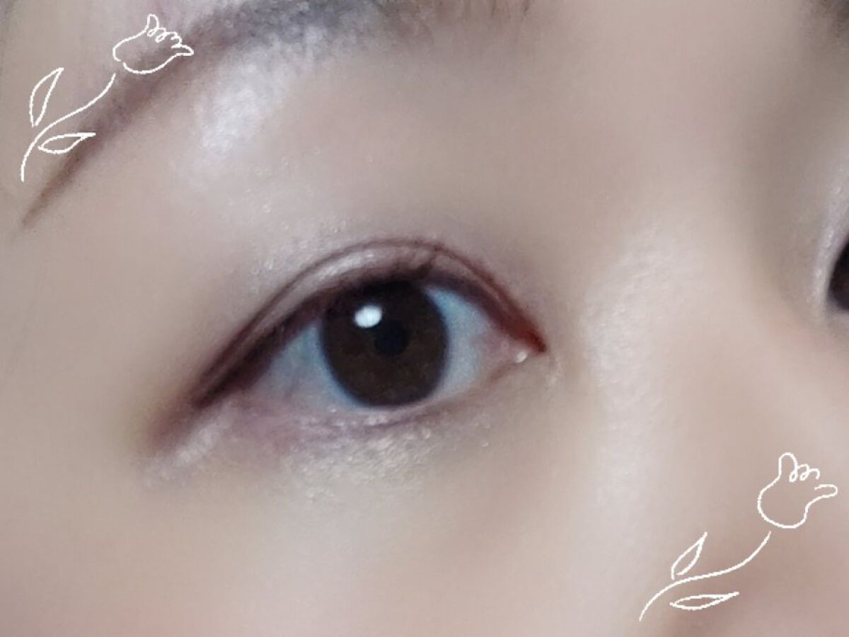 シュアネス アイライナーリキッド C 01:パープル/Celvoke/リキッドアイライナーを使ったクチコミ（2枚目）