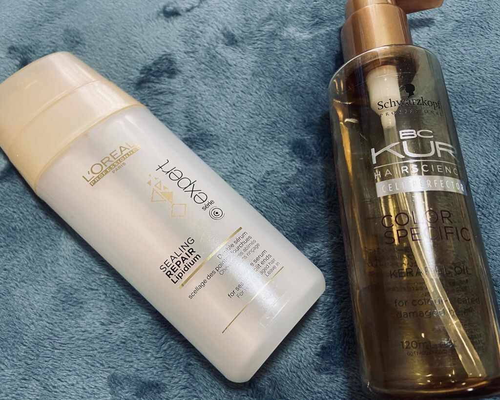 BCクアカラースペシフィークケラフィルオイルa/シュワルツコフ プロフェッショナル/ヘアオイルを使ったクチコミ（1枚目）