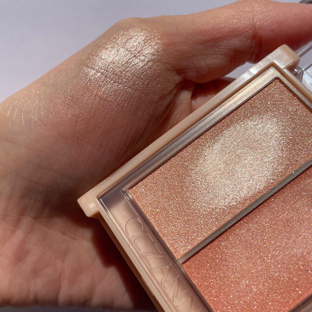 フェイスグロウカラー/CEZANNE/クリームハイライトを使ったクチコミ（3枚目）