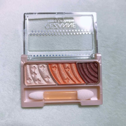 トーンアップアイシャドウ/CEZANNE/アイシャドウパレットを使ったクチコミ(4枚目)