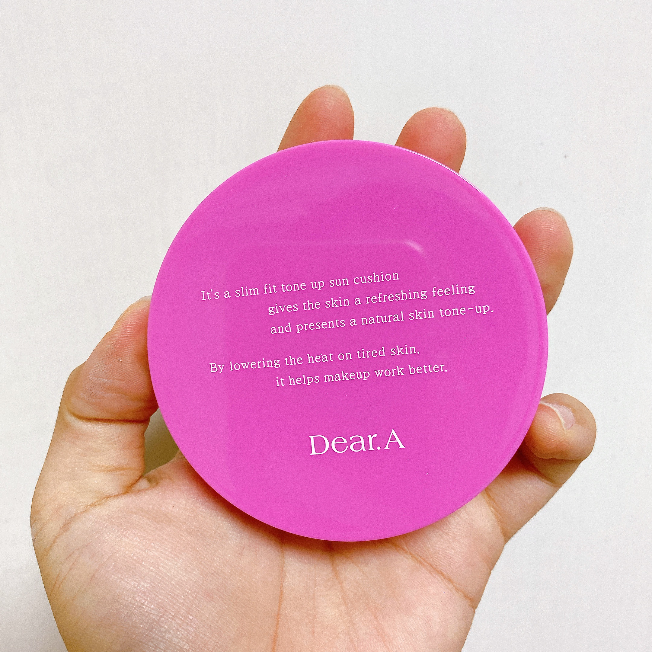 スリムフィットトーンアップサンクッション/Dear.A/日焼け止めローションを使ったクチコミ（1枚目）