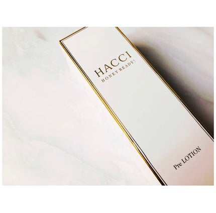 HACCI ハニーレディのクチコミ「| HACCI |
ハニーレディ
洗顔後の肌につけてはちみつの力を送り届け、
後々の化粧水.....」(2枚目)