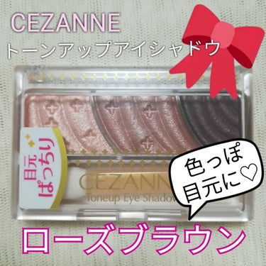 トーンアップアイシャドウ/CEZANNE/アイシャドウパレットを使ったクチコミ（1枚目）