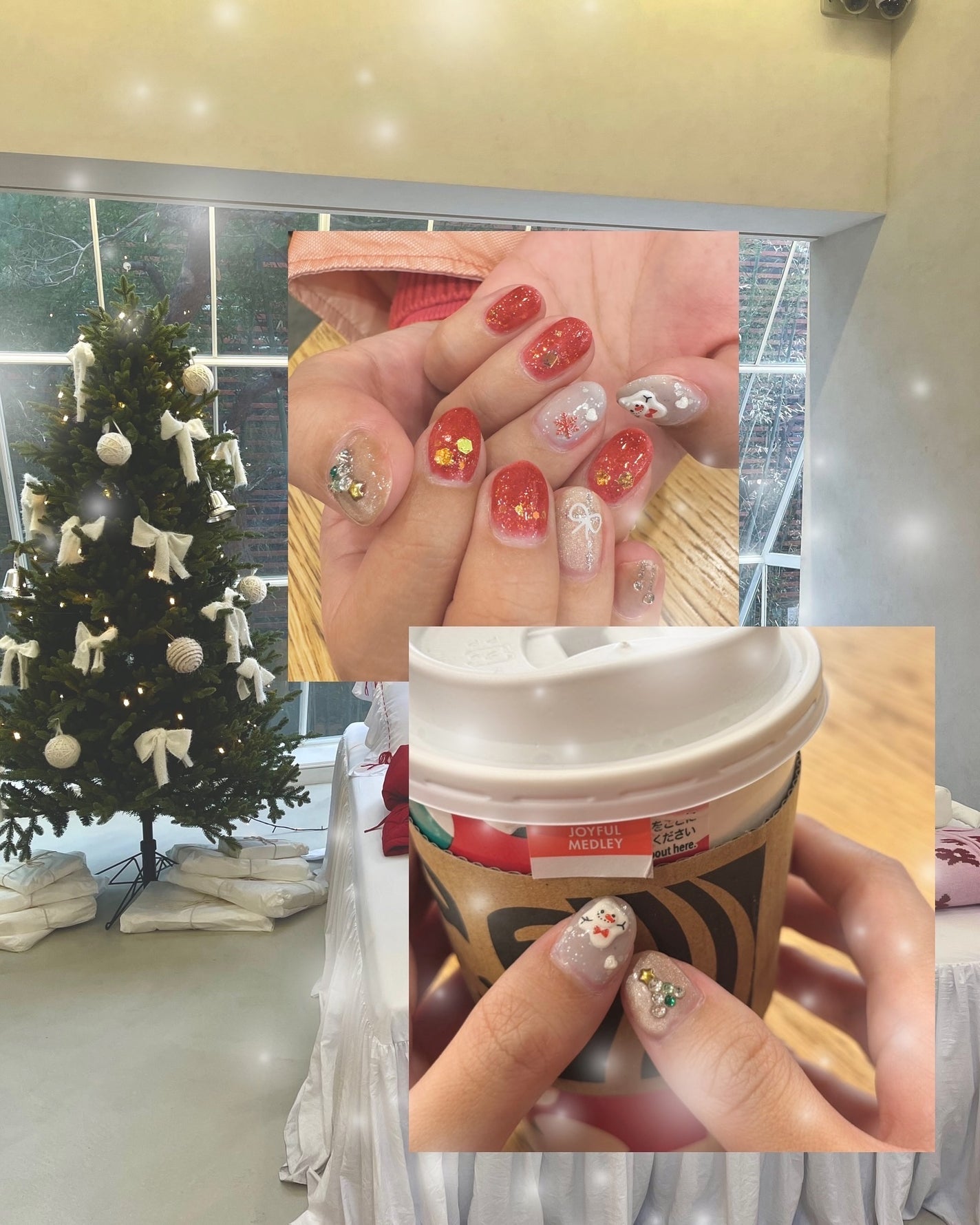 Hoshina💫フォロバ100💫 on LIPS 「..ChistmasNail🎅🎄🎁今年のクリスマスはセルフネイ..」(1枚目)