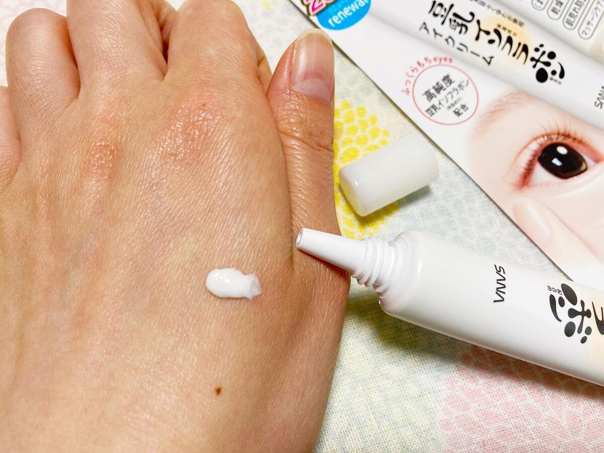 目元ふっくらクリーム NC/なめらか本舗/アイケア・アイクリームを使ったクチコミ（3枚目）