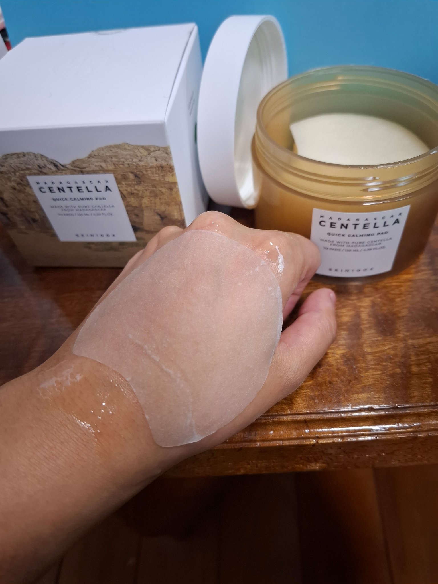 センテラ クイックカーミングパッド/SKIN1004/トナーパッドを使ったクチコミ（2枚目）