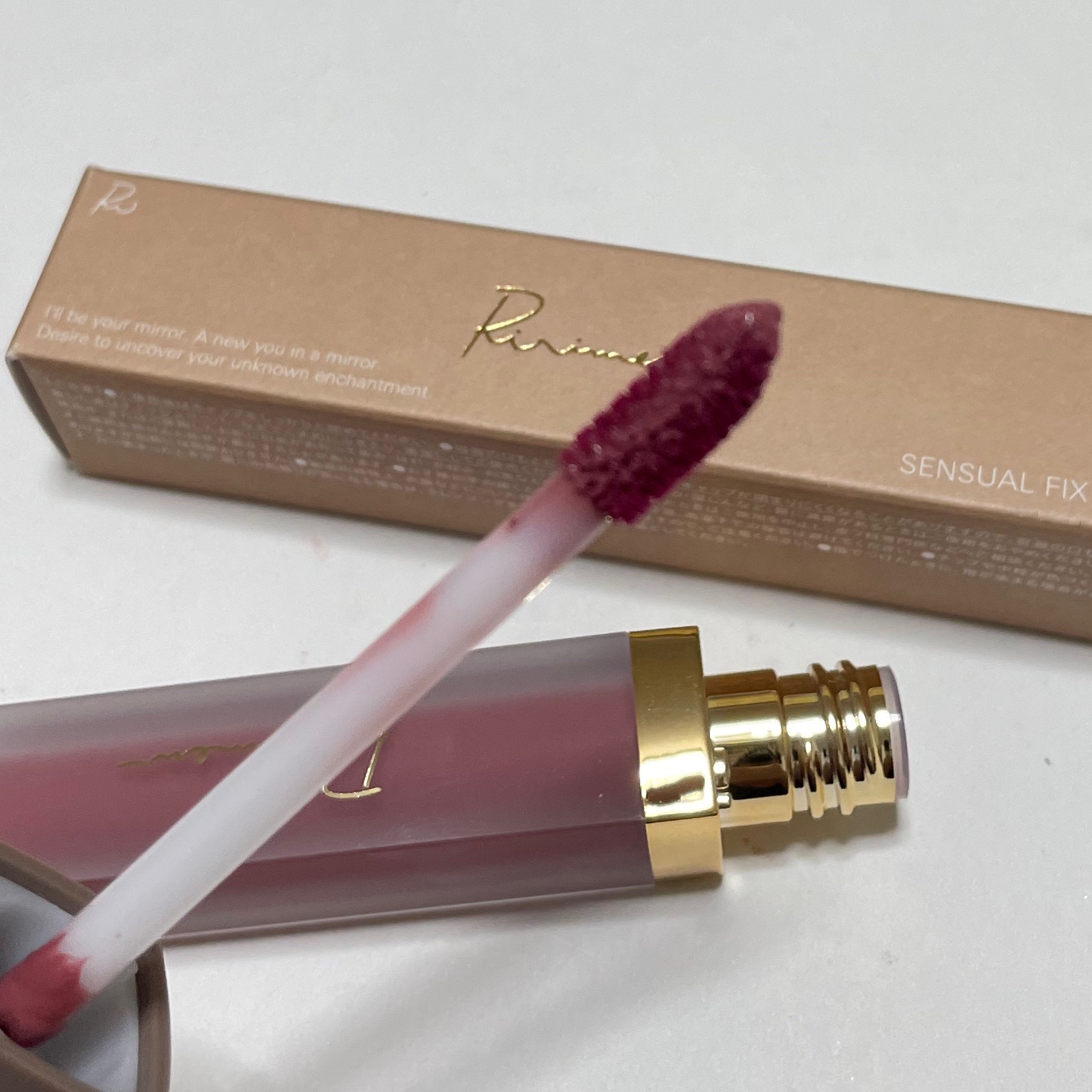 センシュアルフィックスティント/Ririmew/リップティントを使ったクチコミ（2枚目）