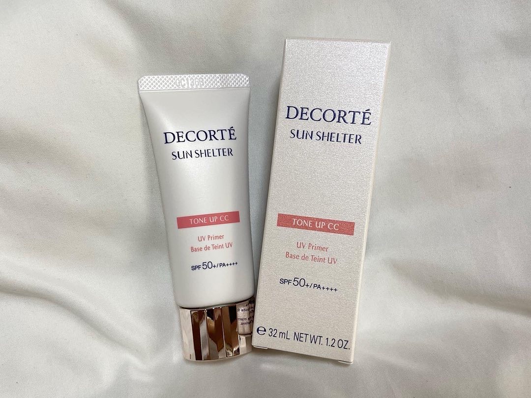 サンシェルター トーンアップCC 01/DECORTÉ/CCクリームを使ったクチコミ（1枚目）