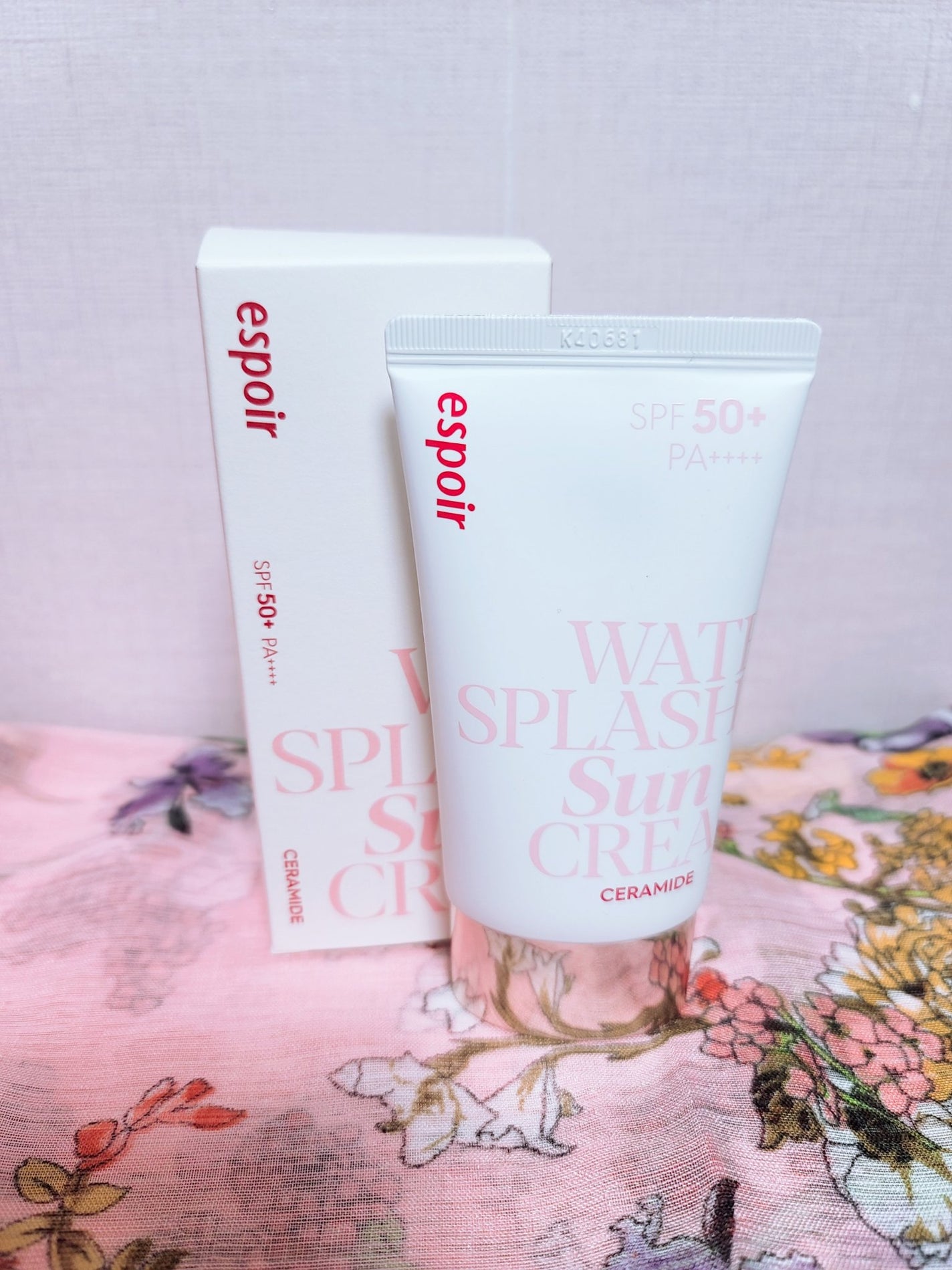 ウォータースプラッシュサンクリーム セラミド/espoir/日焼け止めクリームを使ったクチコミ(1枚目)