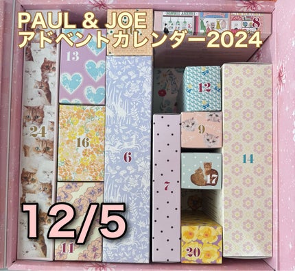 試してみた】アドベント カレンダー 2024 PAUL & JOE BEAUTEの 試してみた】アドベント カレンダー 2024 PAUL & JOE BEAUTEの