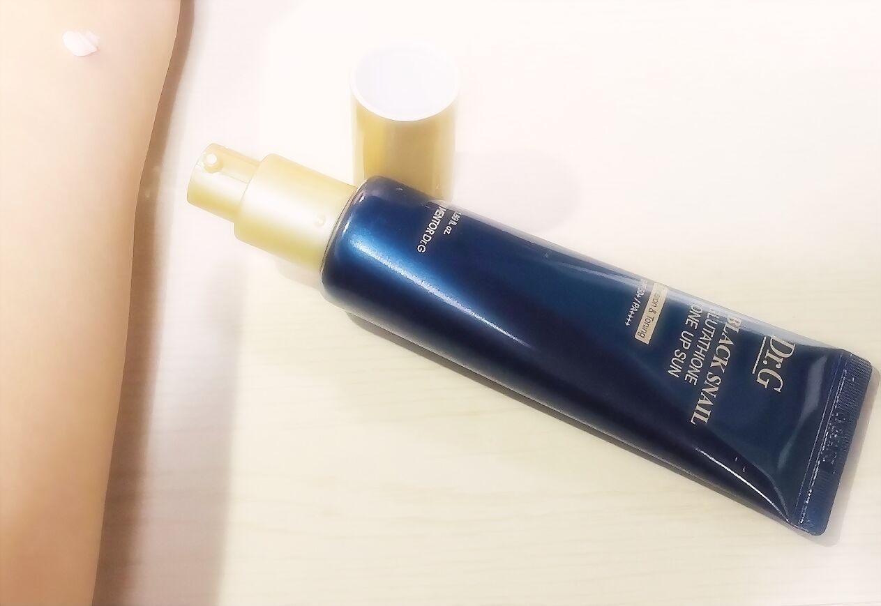 ブラックスネイルグルタチオントーンアップサン/Dr.G/日焼け止めクリームを使ったクチコミ(5枚目)