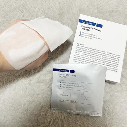 セバムソフトニング131LHAピーリングパッド/Celladix/トナーパッドを使ったクチコミ(2枚目)