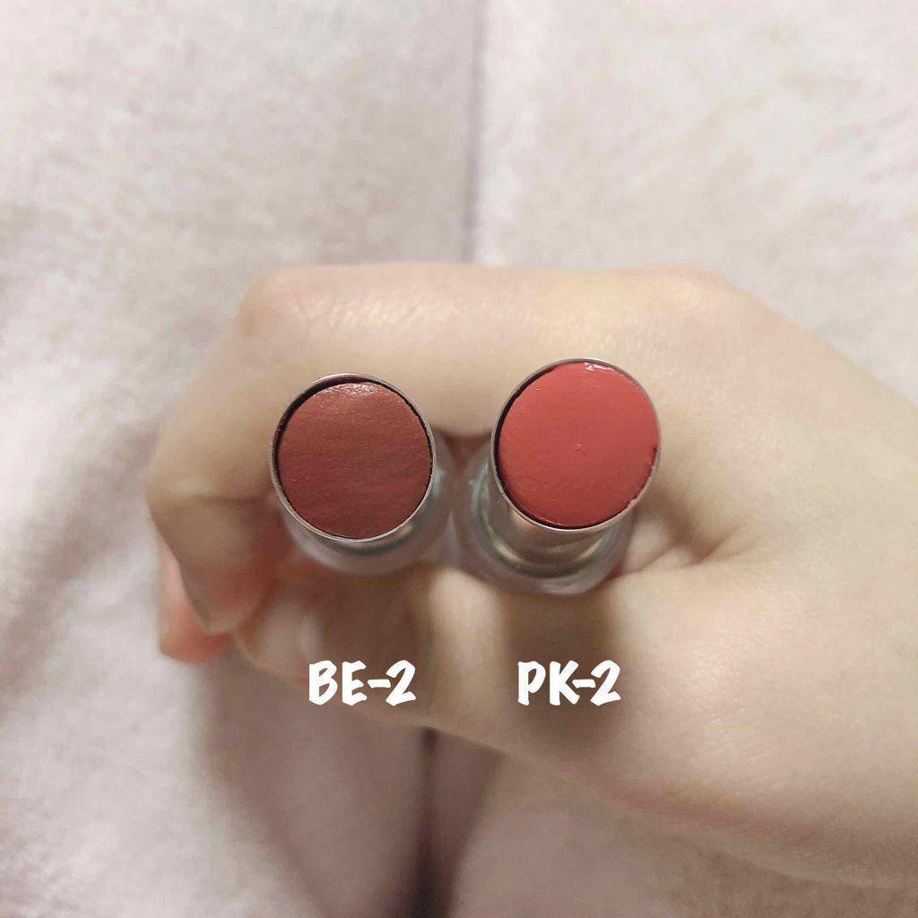 ラスティンググロスリップ/CEZANNE/口紅を使ったクチコミ(2枚目)