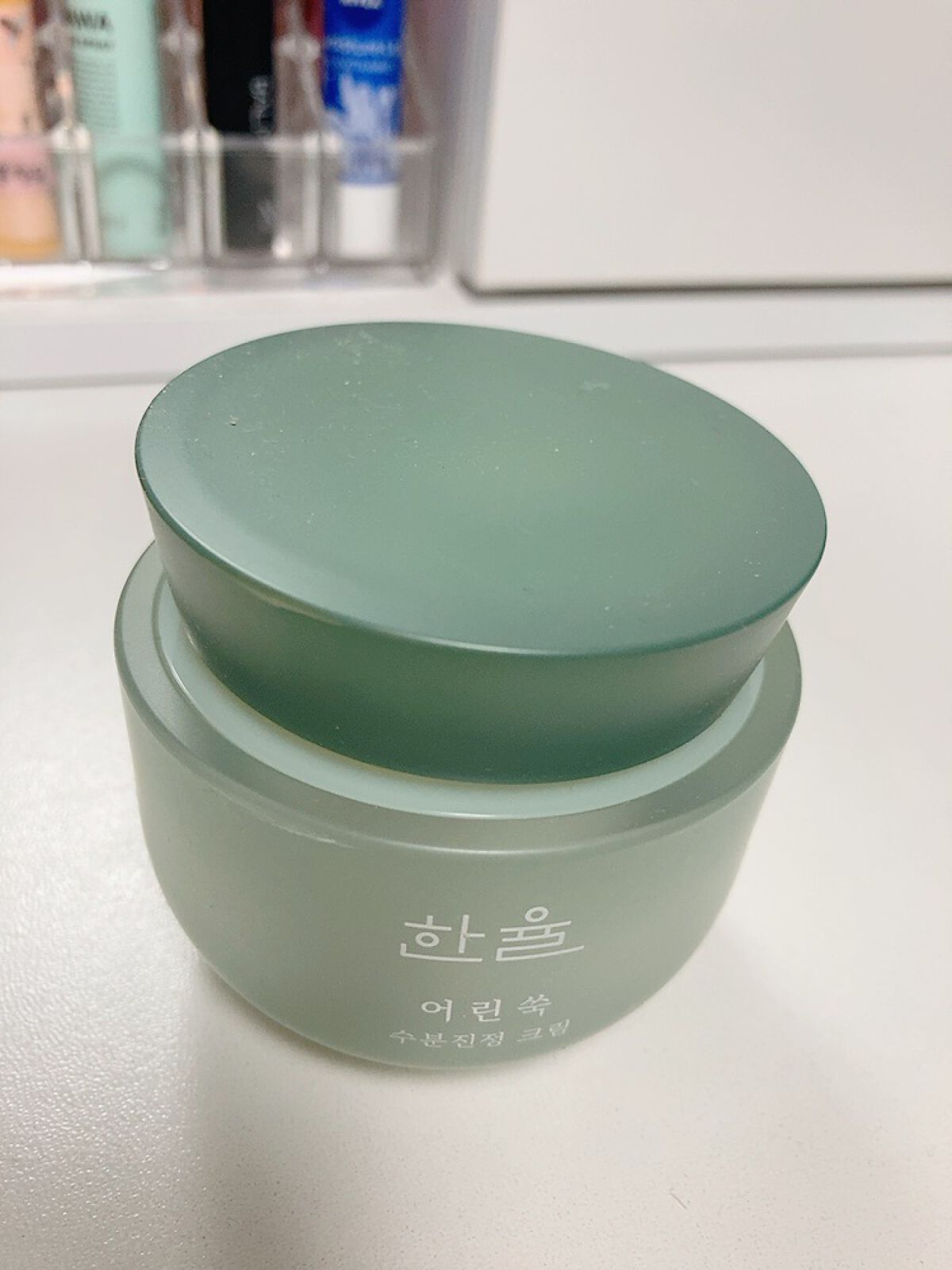 ピュアアルテミシア カーミングウォータークリーム/HANYUL(ハンユル)/フェイスクリームを使ったクチコミ（1枚目）