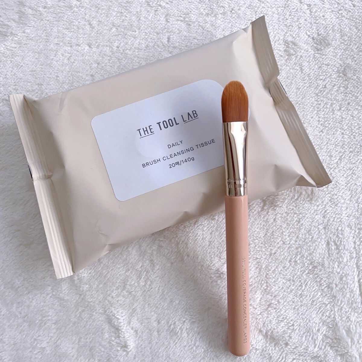 ブラシクレンジングシート/THE TOOL LAB/その他化粧小物を使ったクチコミ(1枚目)