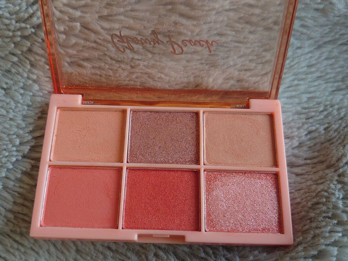 シャインアイシャドウパレット 03 グローリーピーチ/BabyBright/アイシャドウパレットを使ったクチコミ（2枚目）