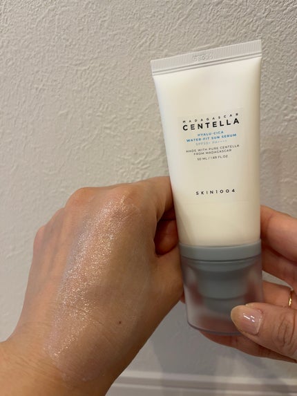 ヒアルーシカ ウォーターフィット サンセラム/SKIN1004/日焼け止めローションを使ったクチコミ(4枚目)