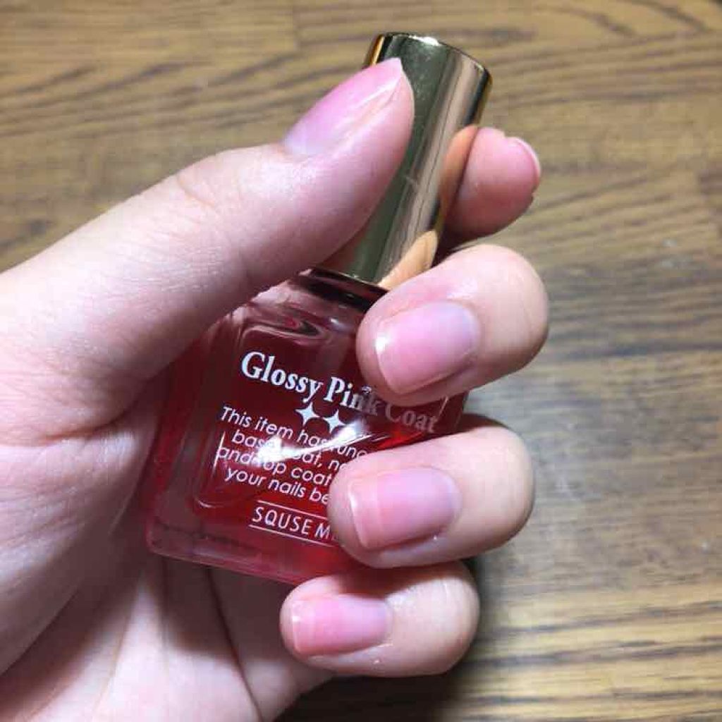 グロッシーコート/スキューズミー/オールインワンネイルを使ったクチコミ（1枚目）