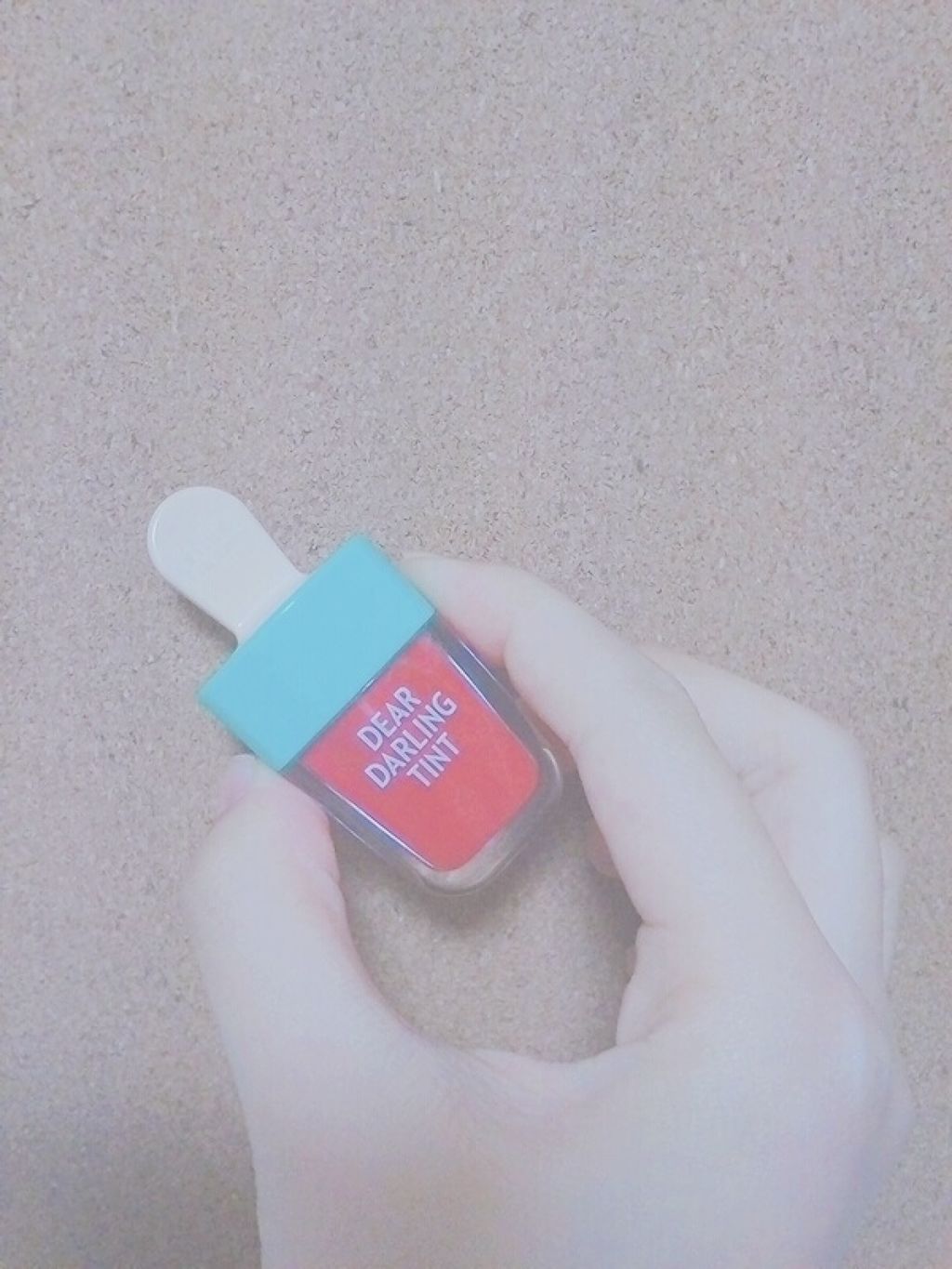 ディアダーリン ウォータージェルティント （アイスティント）/ETUDE/口紅を使ったクチコミ（1枚目）